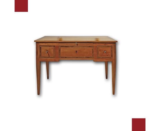 PICCOLO SCRITTOIO LASTRONATO NEOCLASSICO SECONDA META’ DEL XVIII SECOLO
