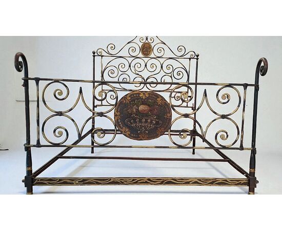 WROUGHT IRON BED - GENOA - 18TH CENTURY