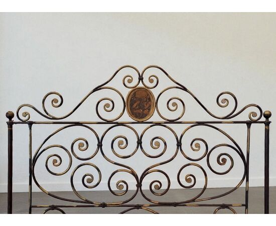 WROUGHT IRON BED - GENOA - 18TH CENTURY