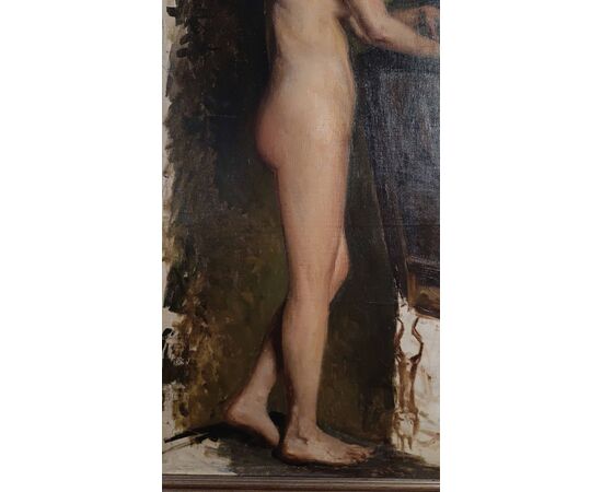 PAINTING WITH FEMALE NUDE, SECOND HALF OF THE 19TH CENTURY