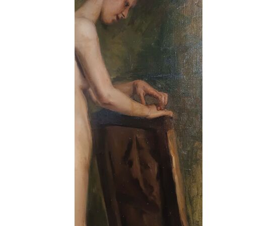 PAINTING WITH FEMALE NUDE, SECOND HALF OF THE 19TH CENTURY