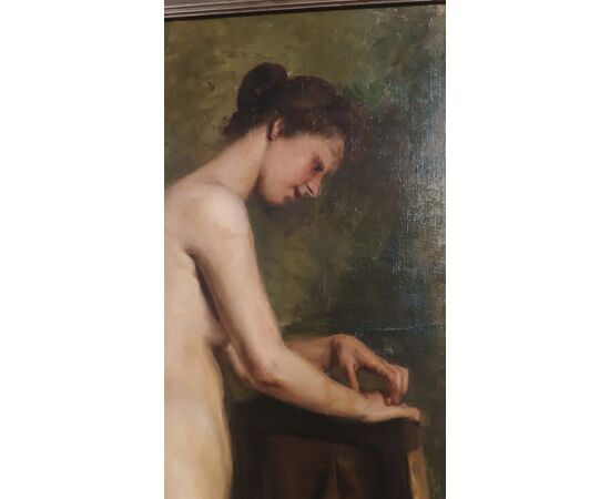 PAINTING WITH FEMALE NUDE, SECOND HALF OF THE 19TH CENTURY