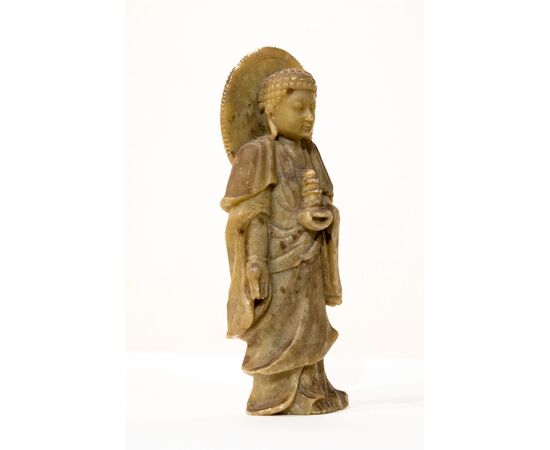Jade Buddha - 19th century - minor flaws