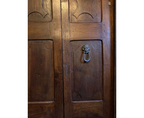 PTCI567 - Portoncino in noce, con portale in legno, epoca '700, misure cm L 117 x H 225