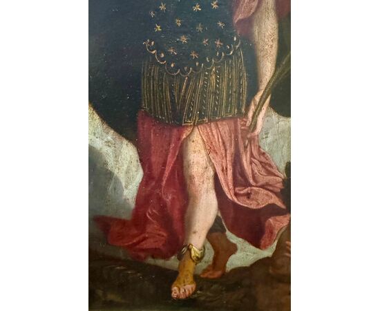 SAN MICHELE ARCANGELO VITTORIOSO- DIPINTO SU RAME - Bernardino Cesari