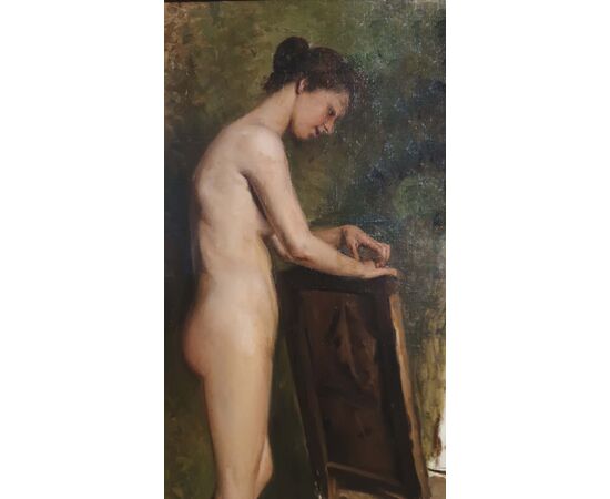 PAINTING WITH FEMALE NUDE, SECOND HALF OF THE 19TH CENTURY