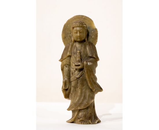 Jade Buddha - 19th century - minor flaws