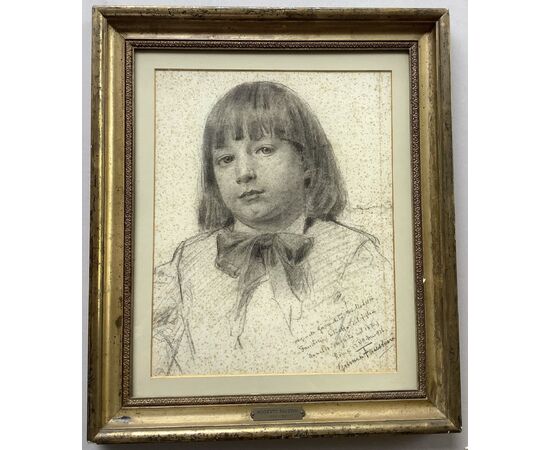 Portrait of the son Arnaldo (1876)