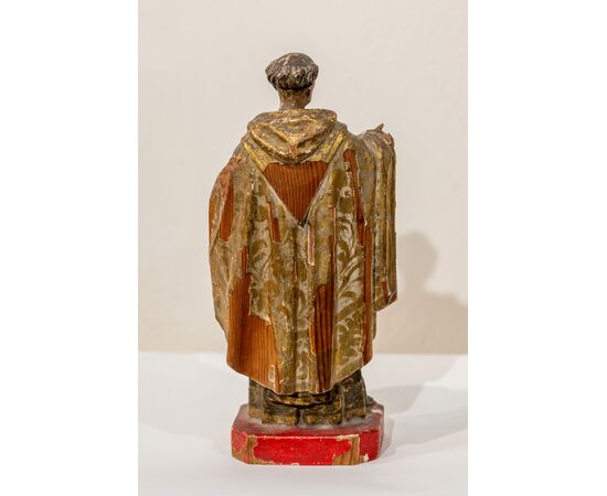 Polychrome wood Saint - Spain 17th century