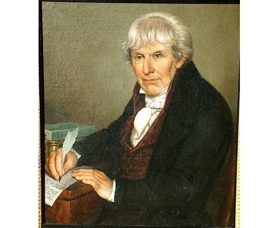 Antonio Brighenti  - Il Dott.Franco Fustinoni mentre prescrive una cura.