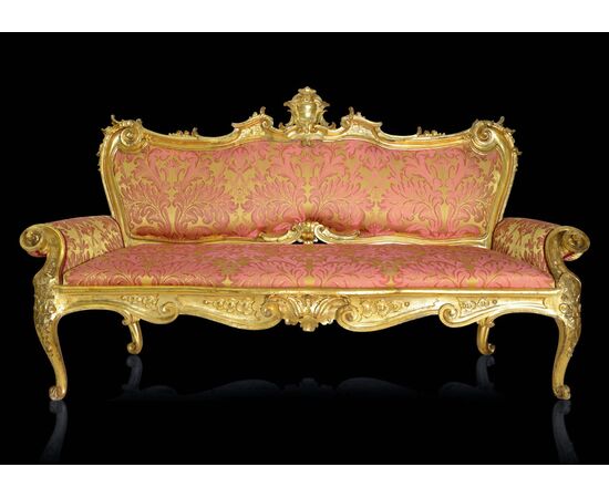 Sontuoso divano Luigi XIV (VENDUTO)
