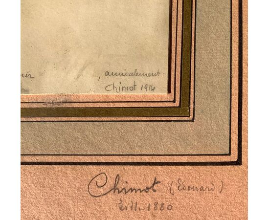 Standing female nude with hat