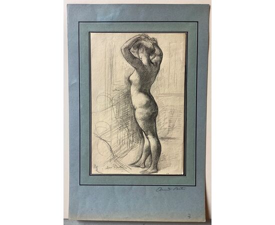 Standing female nude.