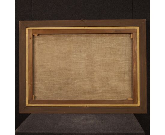 Italian seascape painting from 20th century