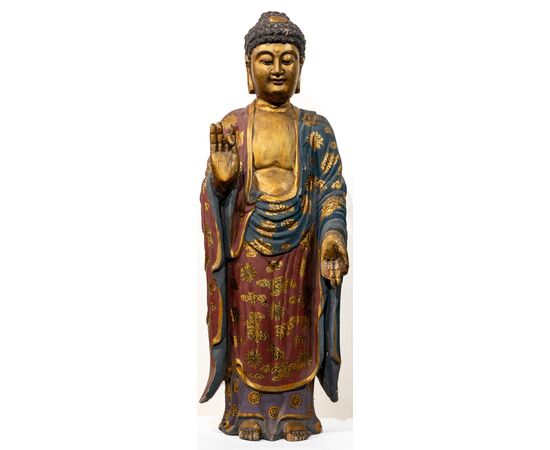 Wooden Buddha - Early 20th Century