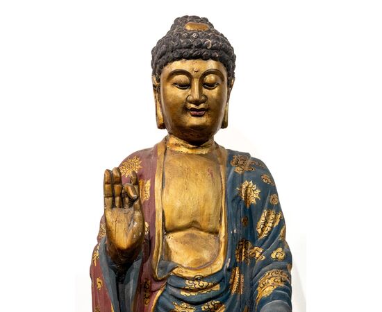Wooden Buddha - Early 20th Century