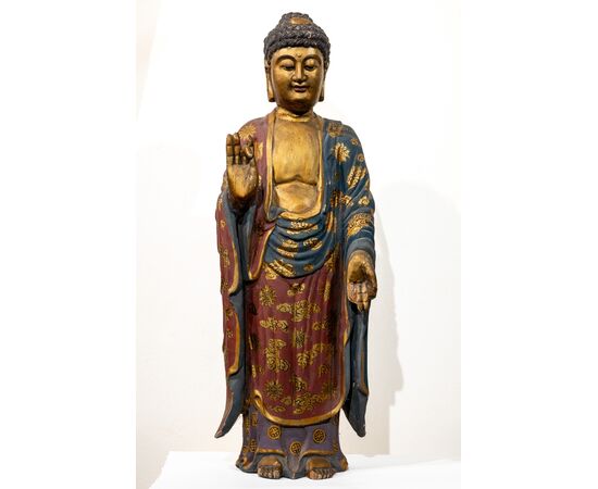 Wooden Buddha - Early 20th Century
