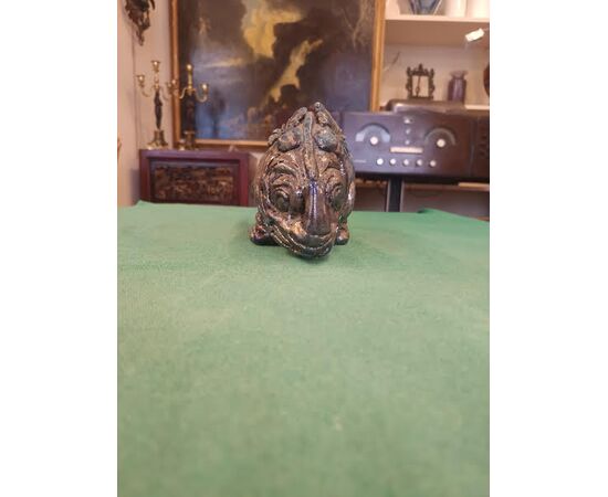 Rinoceronte in ceramica Raku