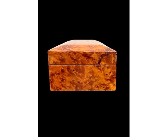 Scatola in radica di tuja.Periodo D’eco’.