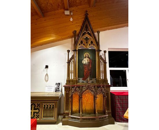 Neo-Gothic altar