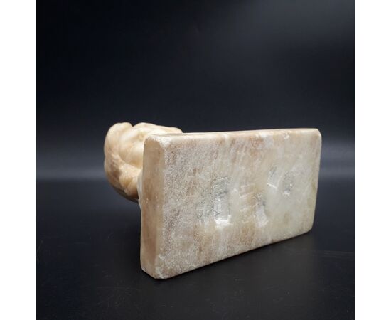 Sculpture, bust, young girl, late 19th century, Eugenio Battiglia