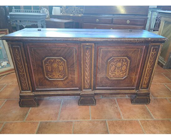18th century painted chest