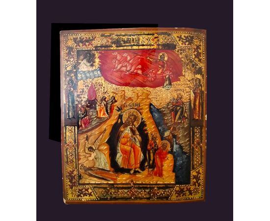 Icona russa Profeta Elia XIX secolo