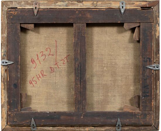 Hendrik Frans van Lint (Anversa 1684 - Roma 1763) cerchia di - Apollo e Dafne.