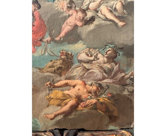 Giovanni Antonio Guardi (Vienna 1699 - Venezia 1760) - Allegoria del Buon Governo.