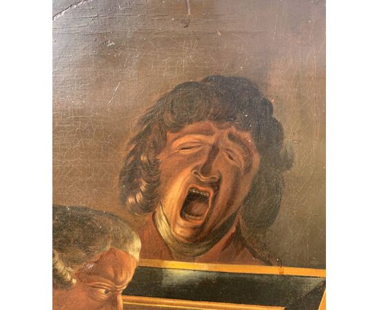 Pittore inglese (fine XVIII sec.) - The Connoisseur and Tired Boy.