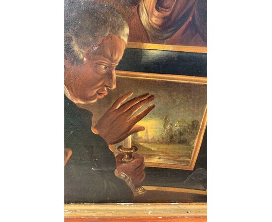 Pittore inglese (fine XVIII sec.) - The Connoisseur and Tired Boy.