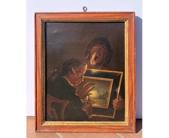 Pittore inglese (fine XVIII sec.) - The Connoisseur and Tired Boy.