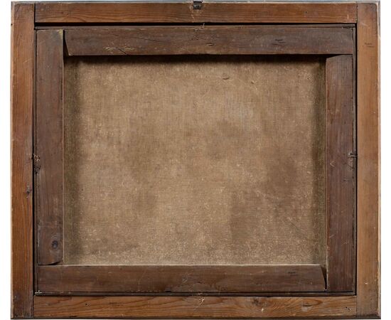 Alessio de Marchis (Napoli 1684 - Perugia o Urbino 1752) cerchia di - Paesaggio arcadico con pastori e gregge.