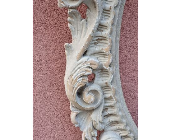 Pair of large carved wooden ovals – 1980s dead stock