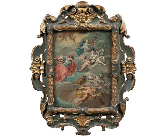 Giovanni Antonio Guardi (Vienna 1699 - Venice 1760) - Allegory of Good Government.