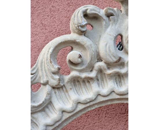 Pair of large carved wooden ovals – 1980s dead stock
