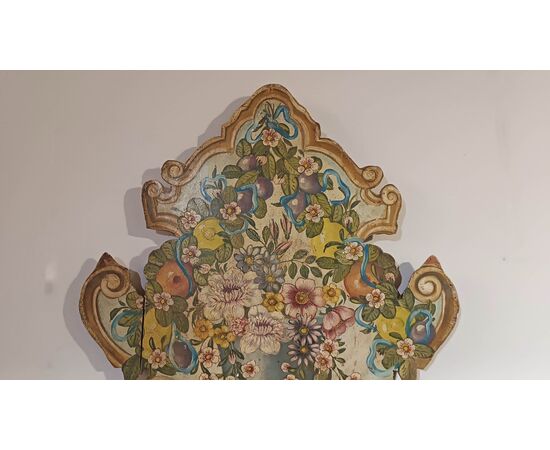 COPPIA DI PANELLI DIPINTI META’ XIX SECOLO