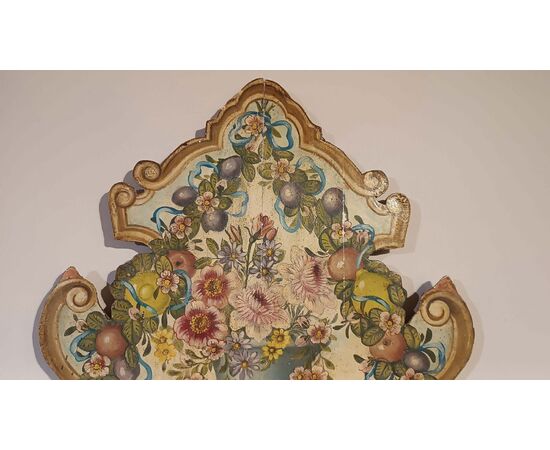 COPPIA DI PANELLI DIPINTI META’ XIX SECOLO