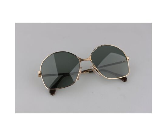 Occhiali da Sole Vintage in Metallo Col. Oro