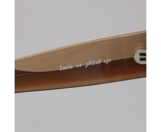 Occhiali da Sole in Plastica Col. Marrone