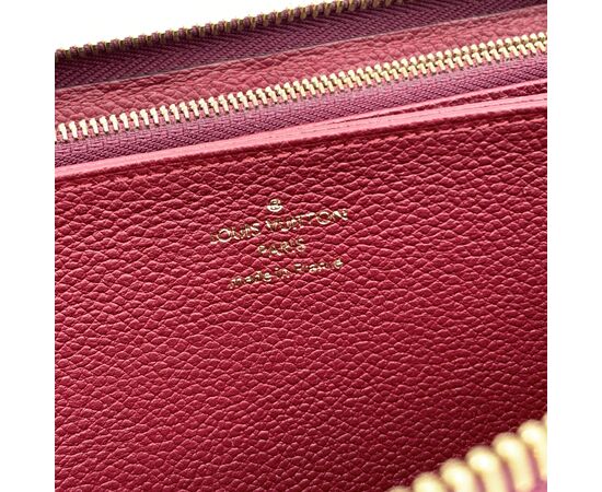 LOUIS VUITTON Portafoglio in Pelle Col. Viola Zippy M