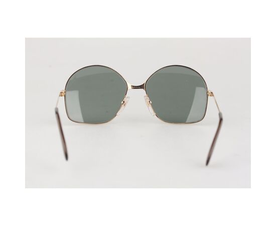 Occhiali da Sole Vintage in Metallo Col. Oro