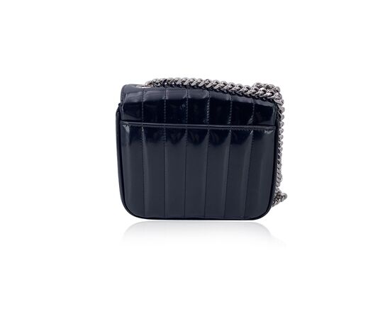 SAINT LAURENT Borsa a Tracolla in Pelle Lucida Col. Nero Vicky S