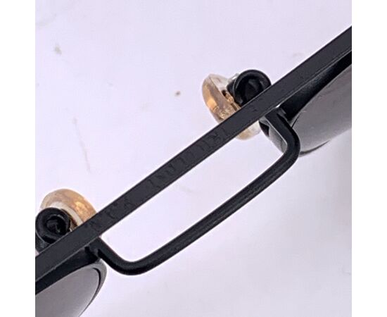 Occhiali da Sole Vintage in Metallo Col. Nero