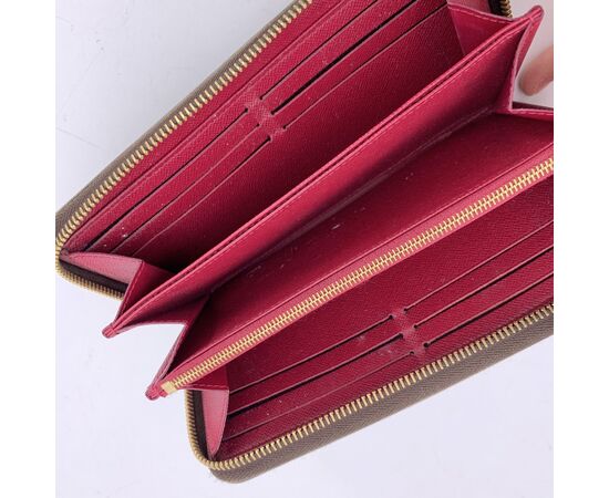 LOUIS VUITTON Portafoglio in Tela Col. Marrone Zippy M