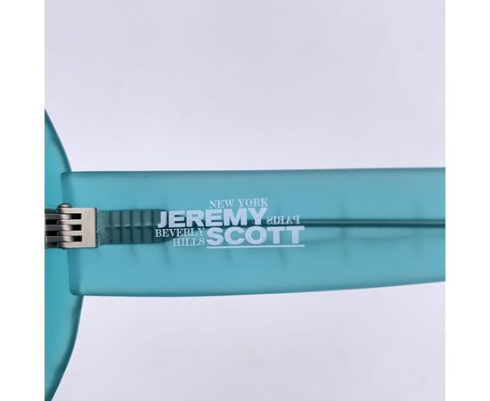 JEREMY SCOTT Occhiali da Sole in Plastica Col. Turchese