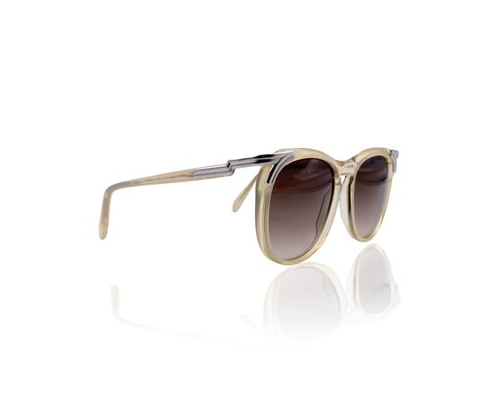Occhiali da Sole Vintage in Acetato Col. Beige