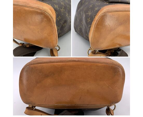 LOUIS VUITTON Zaino Vintage in Tela Col. Marrone Montsouris Vintage M