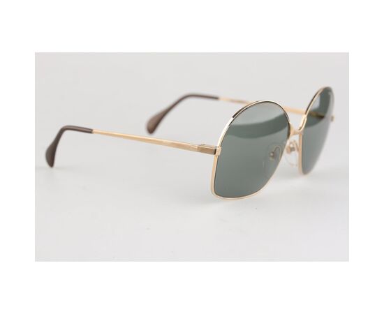 Occhiali da Sole Vintage in Metallo Col. Oro