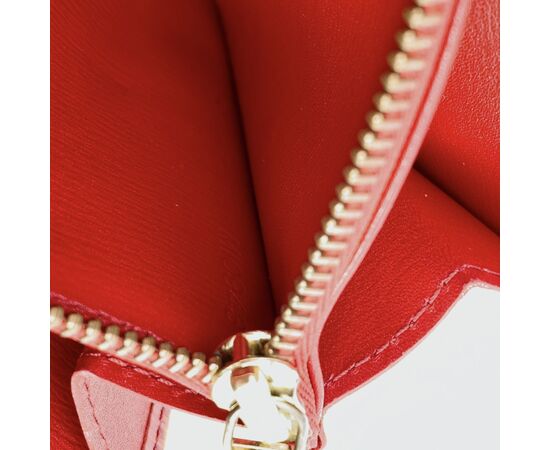 LOUIS VUITTON Portafoglio Vintage in Pelle Col. Rosso Sarah M